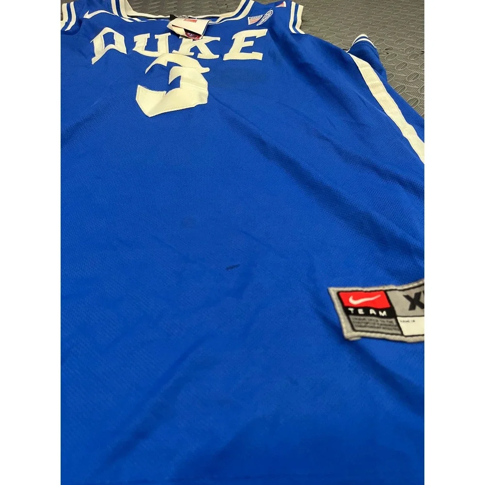 Nike Basketball Jersey Mens XL Blue Duke Blue Devils #3 Jones ACC Stitched